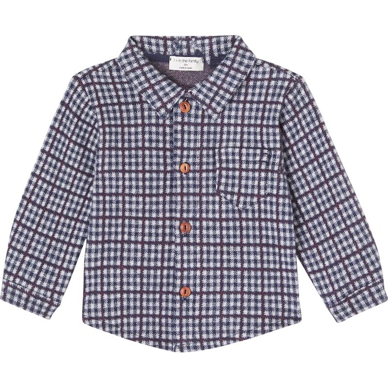 1 + in the Family Baby Conrad cotton-blend shirt