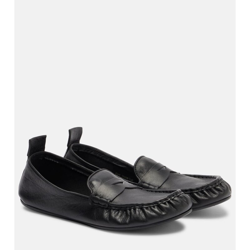 Acne Studios Leather penny loafers