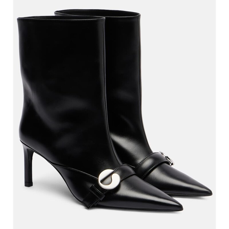 Coperni Logo leather ankle boots