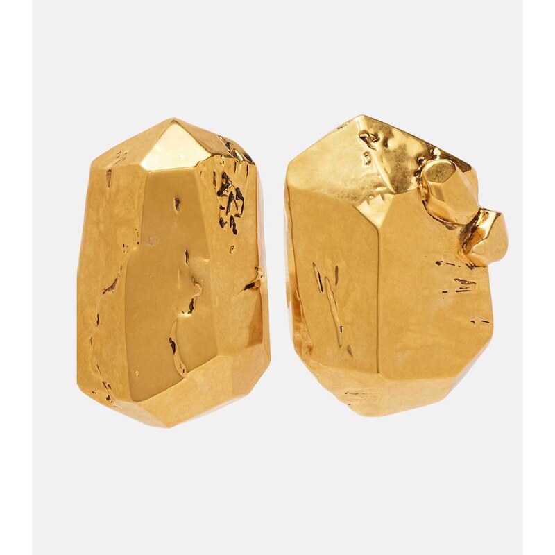 Saint Laurent Organic clip-on earrings