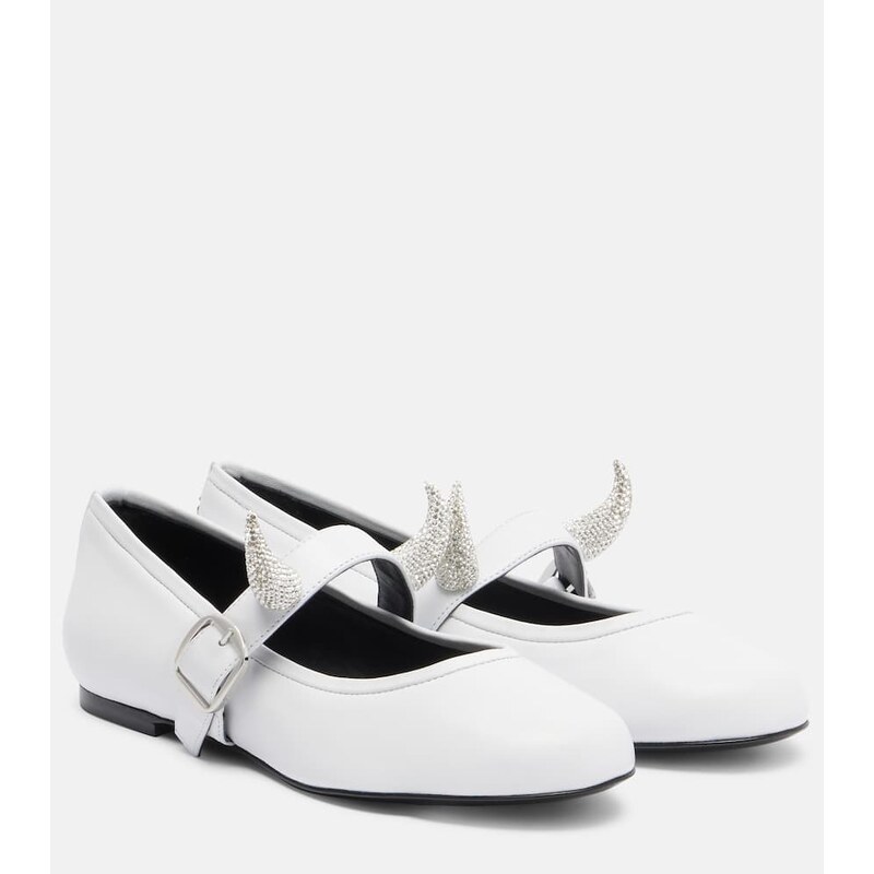Coperni x DisneyÂ leather Mary Jane flats