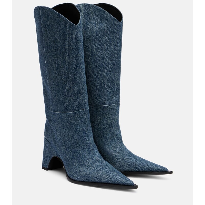 Coperni Bridge denim cowboy boots