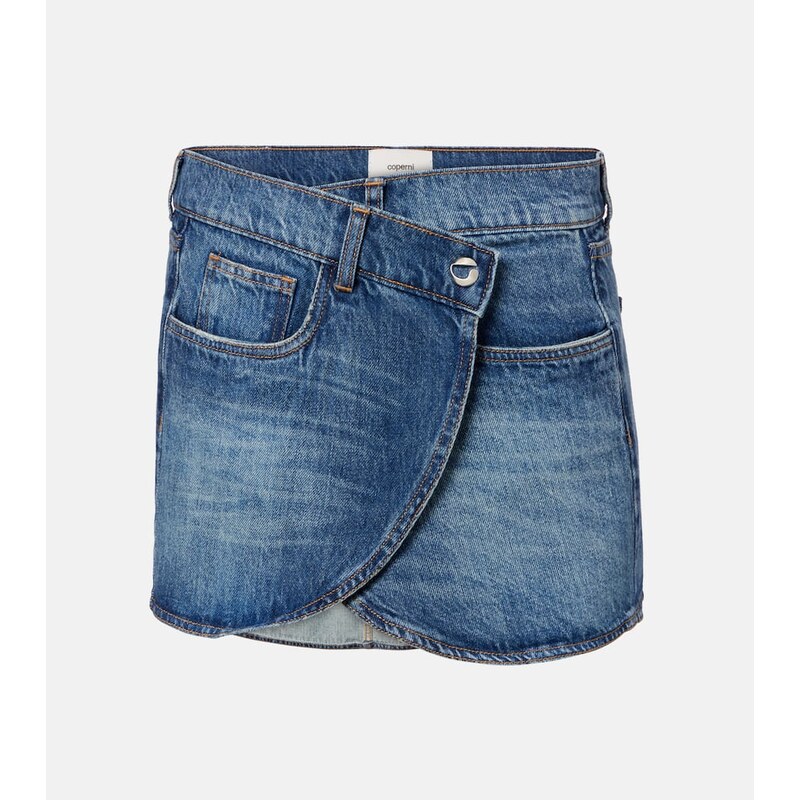 Coperni Denim wrap skirt