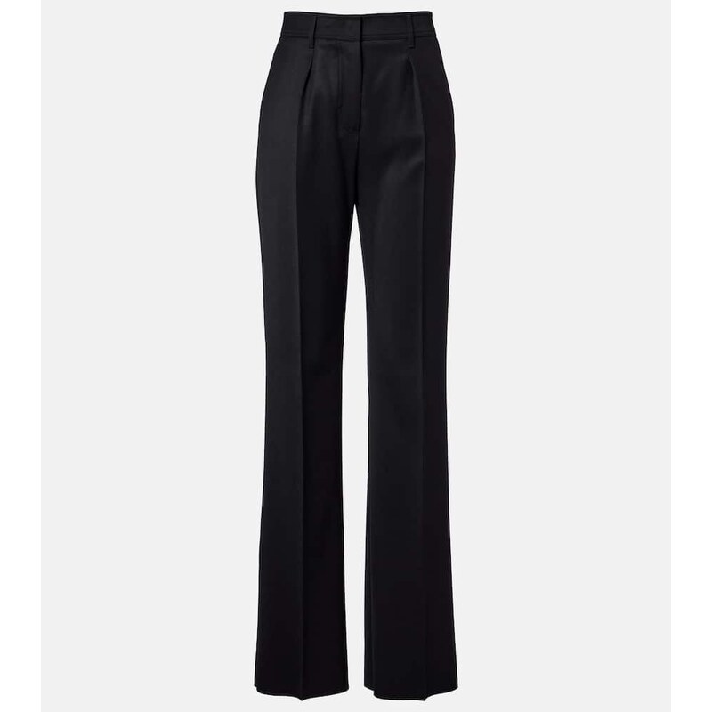 Max Mara Cannes virgin wool straight pants