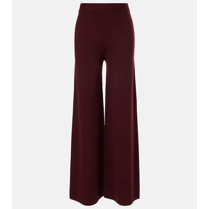 Max Mara Judy wool and cashmere wide-leg pants