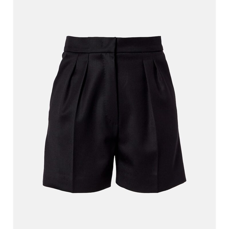 Max Mara Ozieri high-rise virgin wool shorts