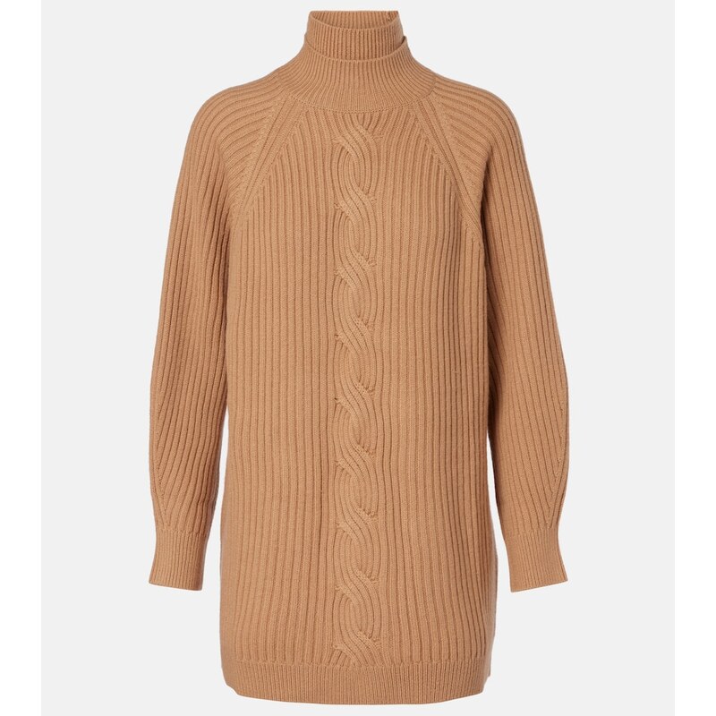 Max Mara Alcazar wool and cashmere turtleneck sweater