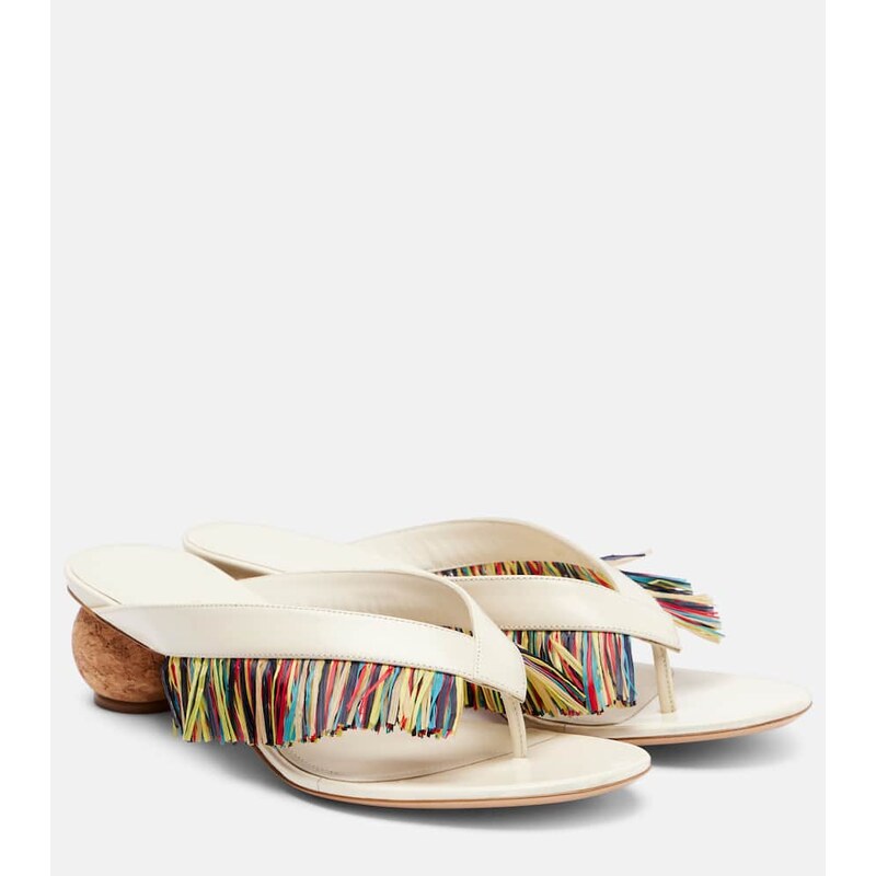 Ferragamo Bettie fringed sandals