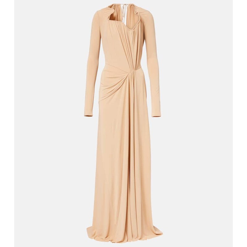 Victoria Beckham Asymmetric draped gown