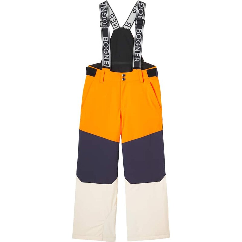 Bogner Kids Yuki logo ski salopettes