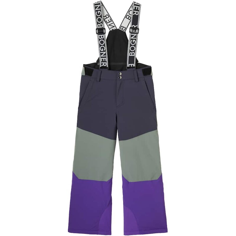 Bogner Kids Yuki logo ski salopettes