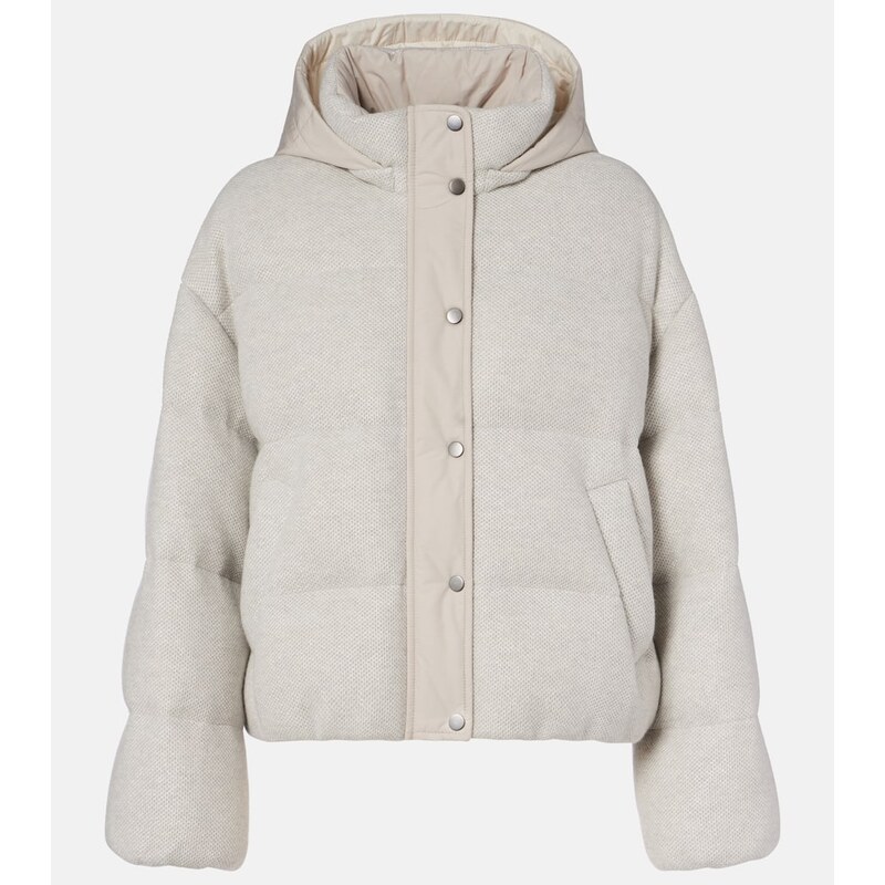 Brunello Cucinelli Cashmere-blend down jacket