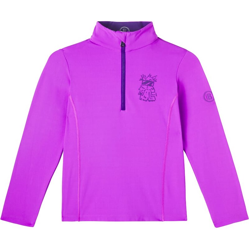 Bogner Kids Ida printed half-zip technical top