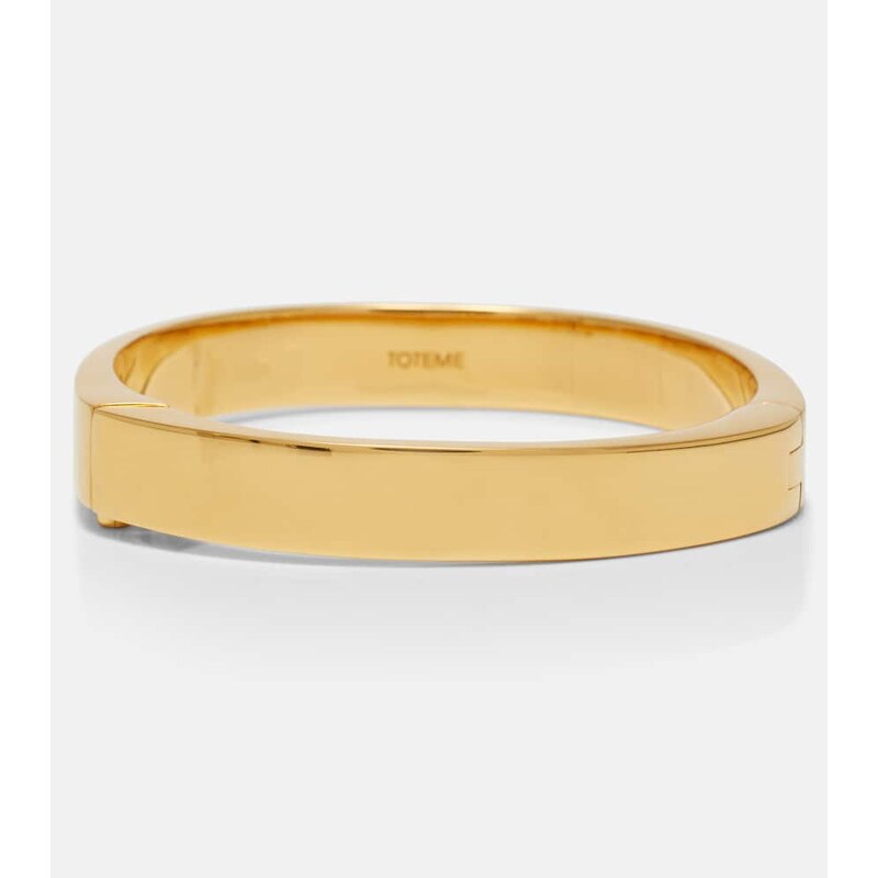 Toteme Signature 18kt gold-plated bangle
