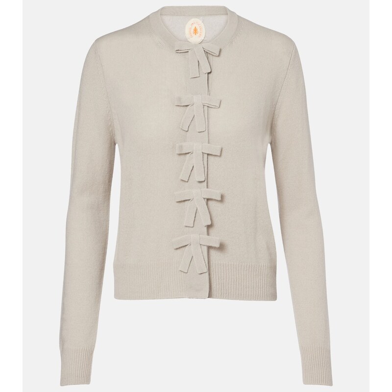 Jardin des Orangers Bow-detail cashmere cardigan