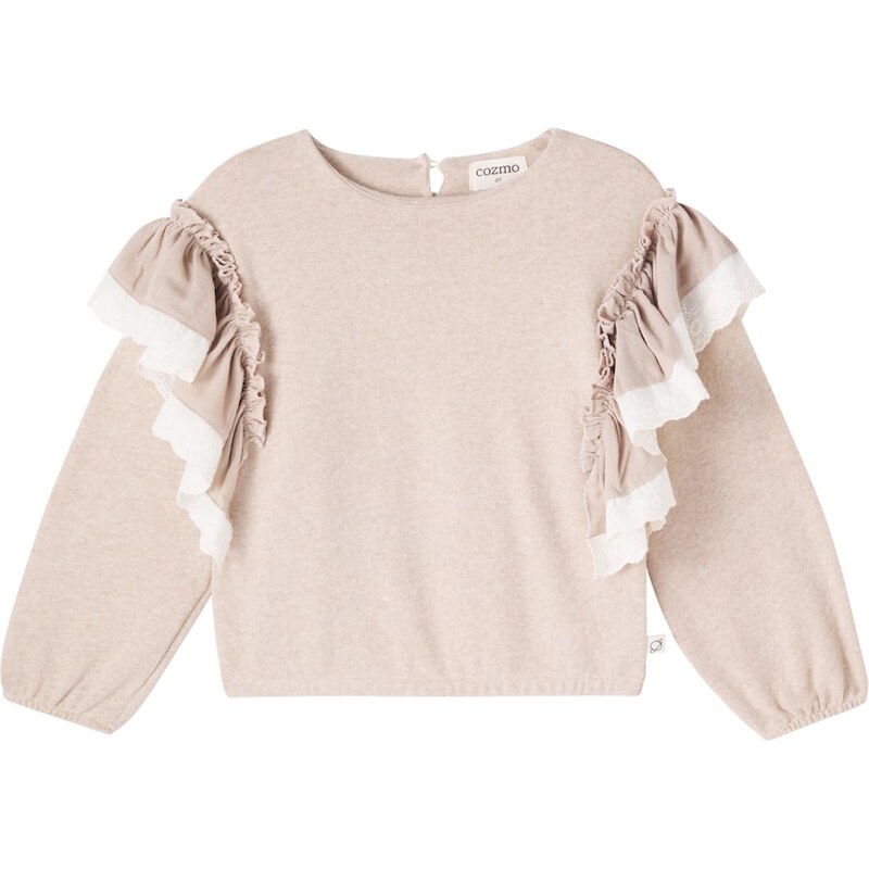 Cozmo Licata ruffled cotton-blend sweatshirt