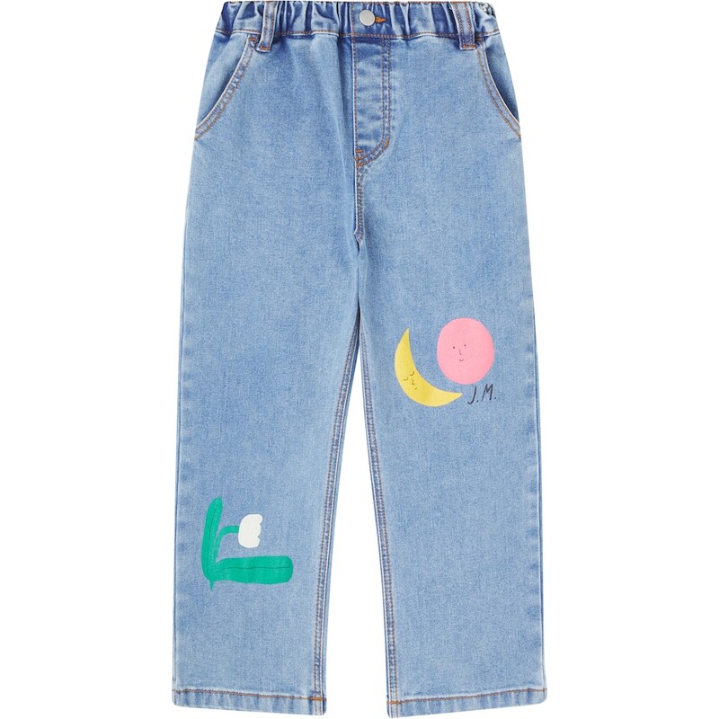 Jellymallow Printed straight jeans
