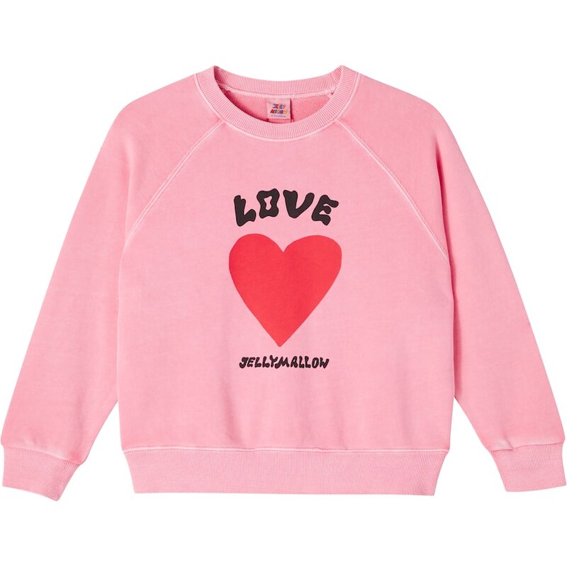 Jellymallow Love cotton jersey sweatshirt