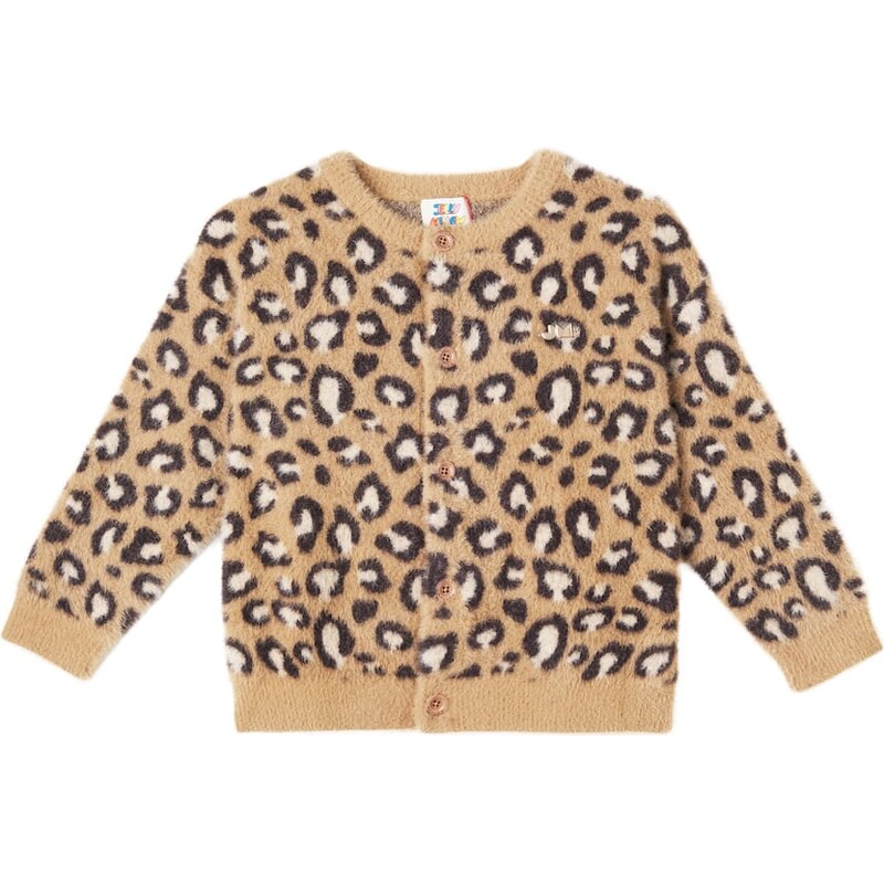 Jellymallow Leopard-print cardigan