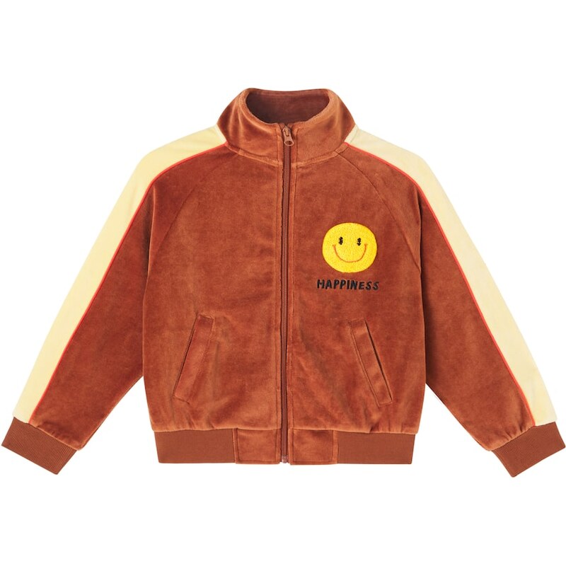 Jellymallow Happiness cotton-blend velour sweatshirt