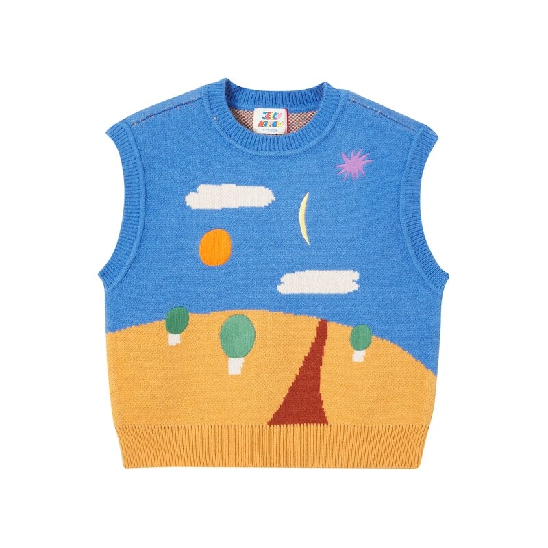 Jellymallow Landscape knitted vest