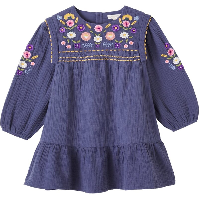 Louise Misha Isatys embroidered cotton gauze dress