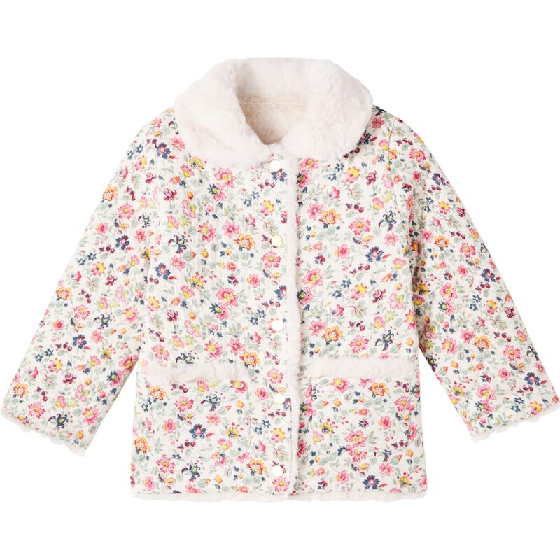 Louise Misha Floral quilted cotton coat