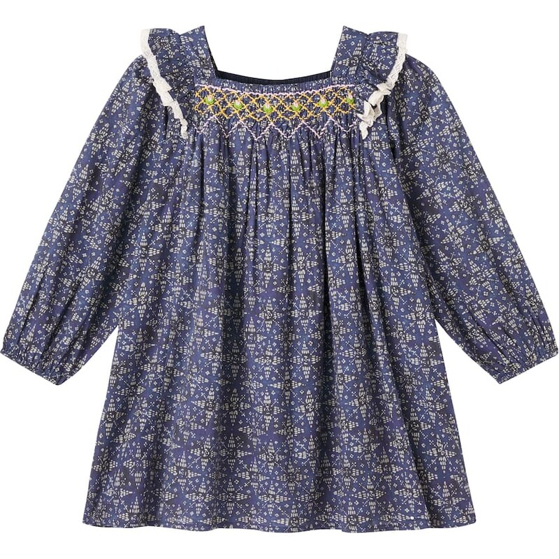 Louise Misha Martina lace-trimmed cotton dress