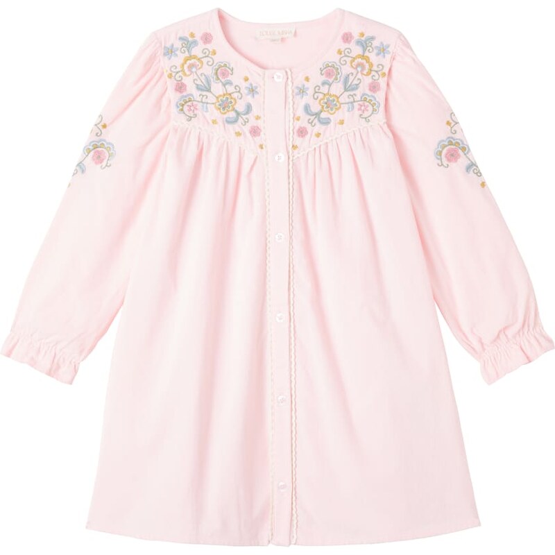 Louise Misha Floriane floral cotton corduroy dress