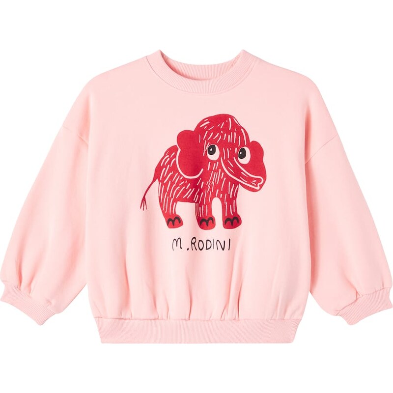 Mini Rodini Mammoth cotton jersey sweatshirt