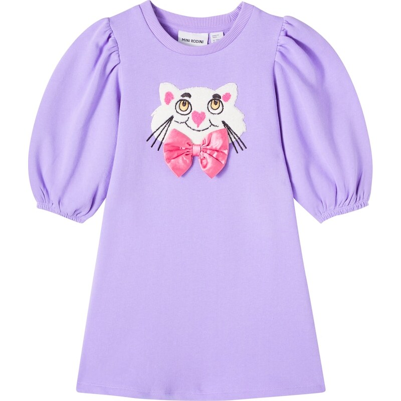 Mini Rodini Patch-appliquÃ cotton dress