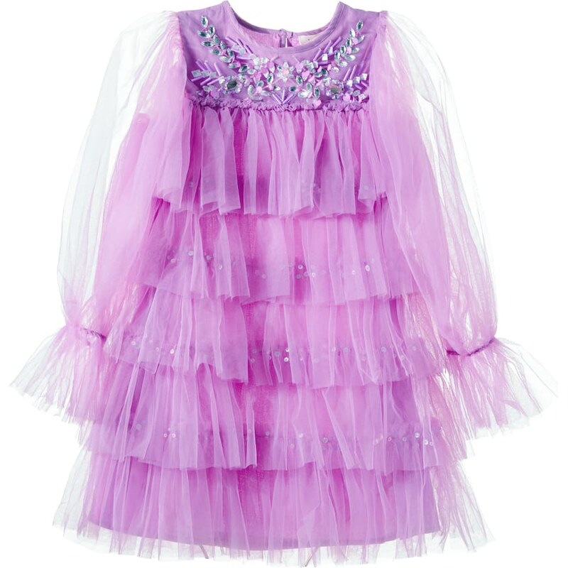 Tutu Du Monde Lady Violet embellished cotton tulle dress