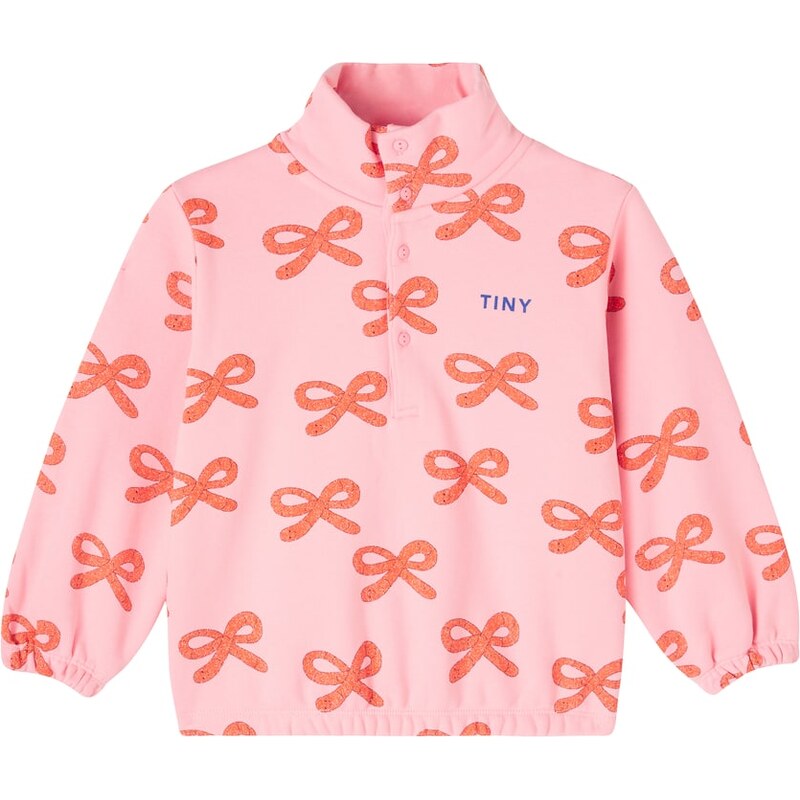 Tinycottons Worms printed cotton jersey sweatshirt