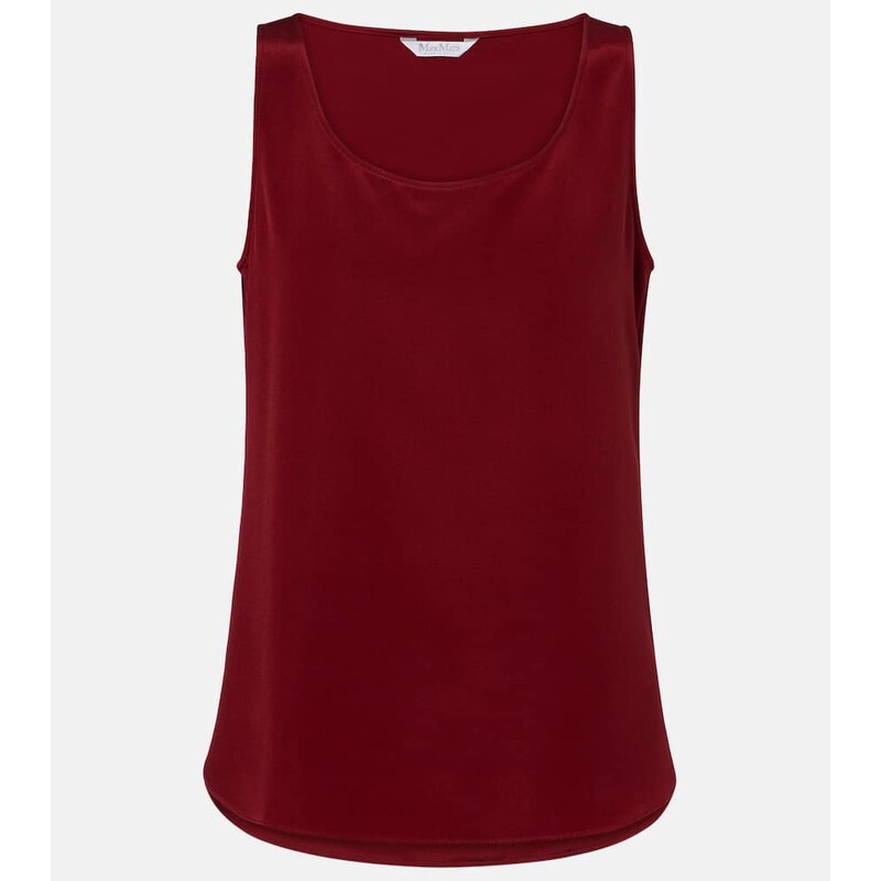 Max Mara Pecora silk-blend top