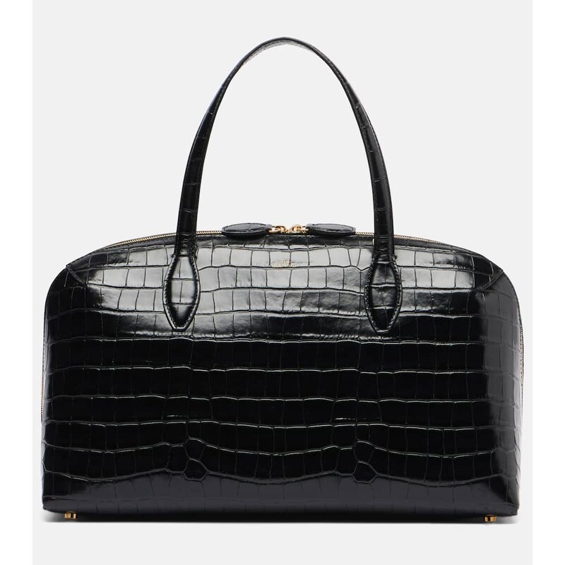 Toteme Lounge Medium croc-effect leather tote bag