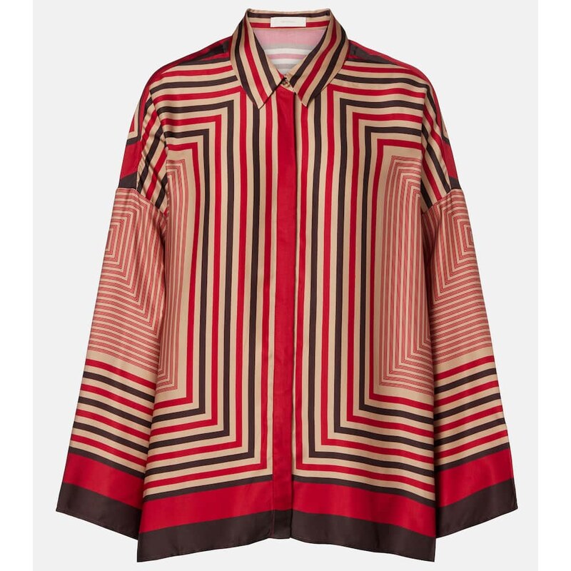 Faithfull Cora printed oversized shirt