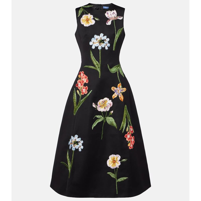 Leo Lin Cleo floral midi dress