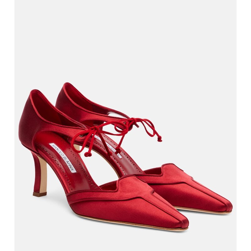 Manolo Blahnik Orata 70 satin pumps