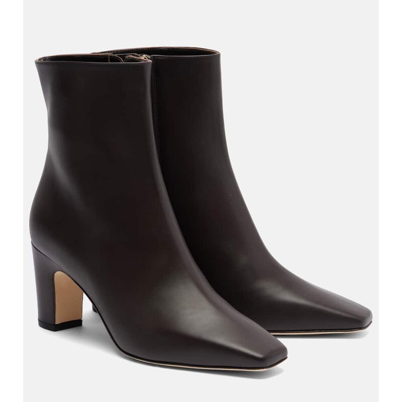 Manolo Blahnik Ofaralo 70 leather ankle boots