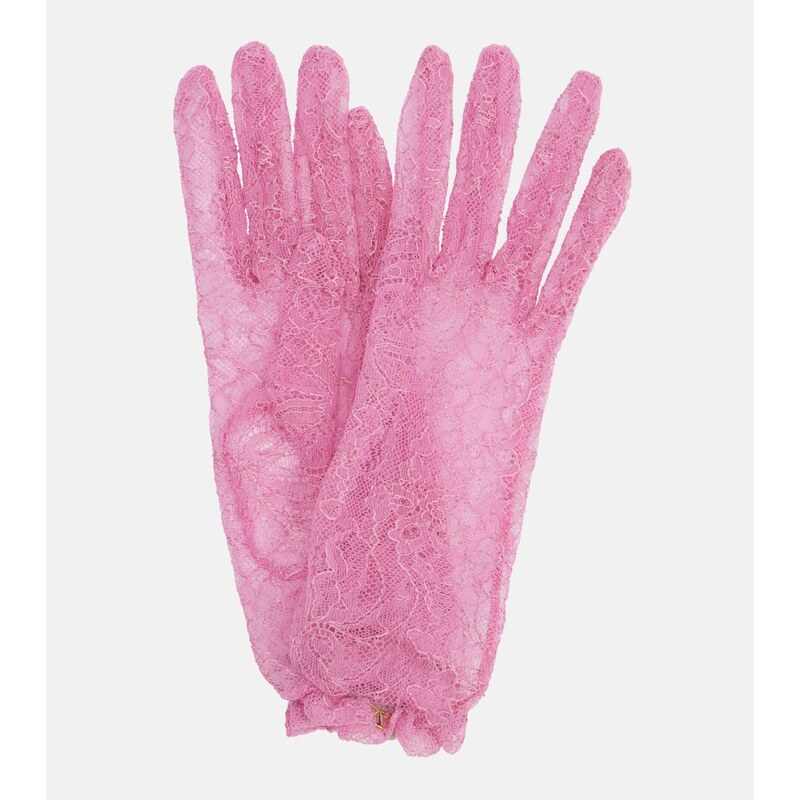 Valentino VLogo lace gloves