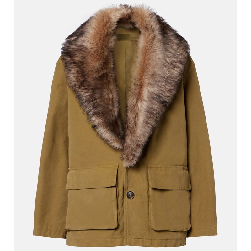 Nili Lotan Ronay shearling-trimmed cotton parka