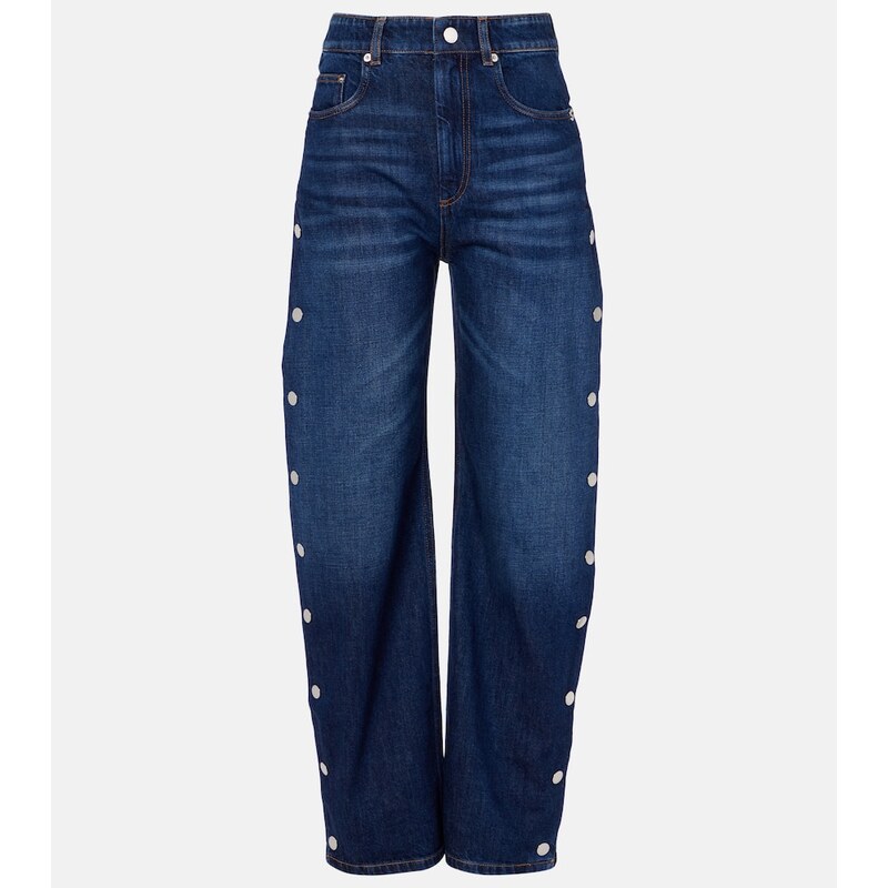 Sportmax High-rise wide-leg jeans