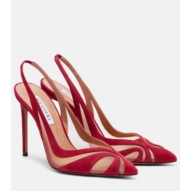 Aquazzura Lune Sling 105 slingback pumps