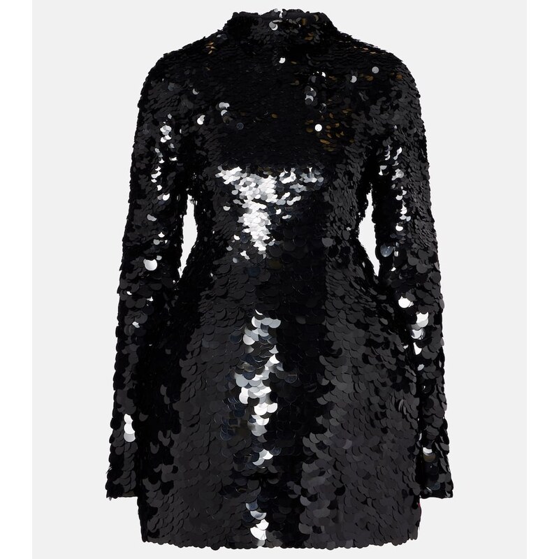 Sportmax Terfrite sequined jersey minidress