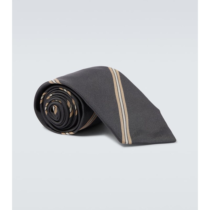 Brunello Cucinelli Striped silk tie