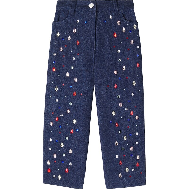 The New Society Mia crystal-embellished jeans