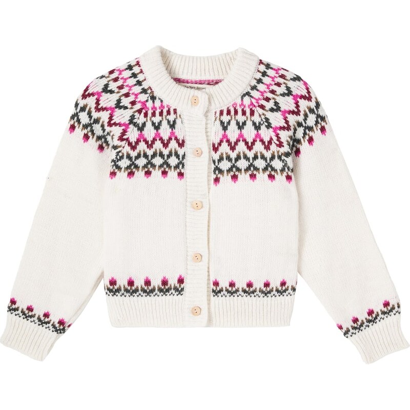 The New Society Wendy jacquard wool-blend cardigan