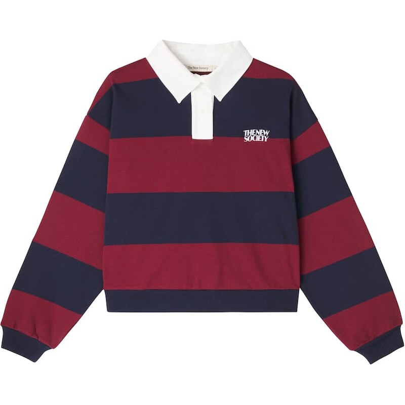 The New Society Teresa striped cotton polo shirt