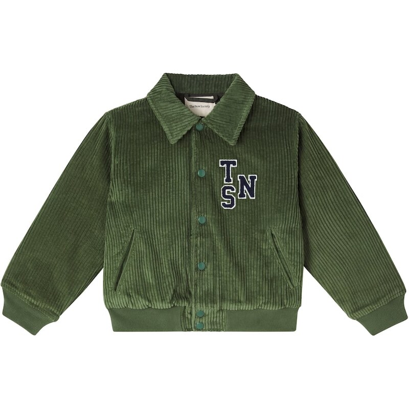 The New Society Mikel patch-appliquÃ corduroy jacket