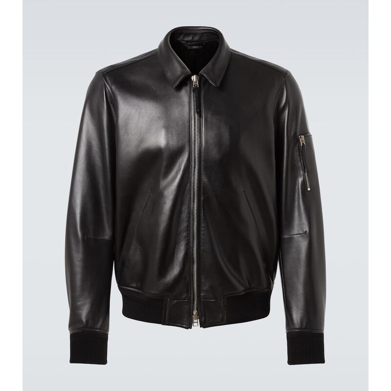 Tom Ford Leather blouson jacket